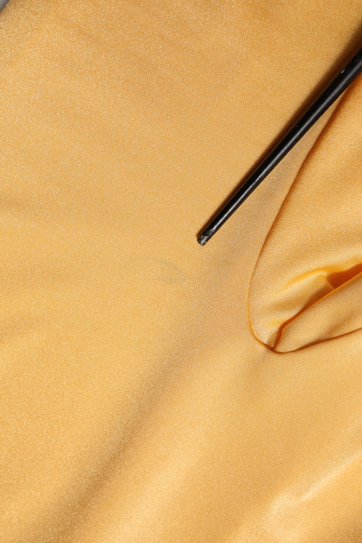 Gold Yellow Stretch Long Sleeve Bodysuit Dress