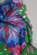 Multicolor Floral Printed Tunic Blouse Top