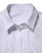 White Cotton Collared Dress Formal Shirt Top