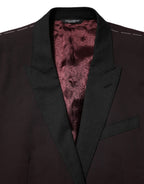 Maroon Wool 2 Buttons Suit Jacket Blazer