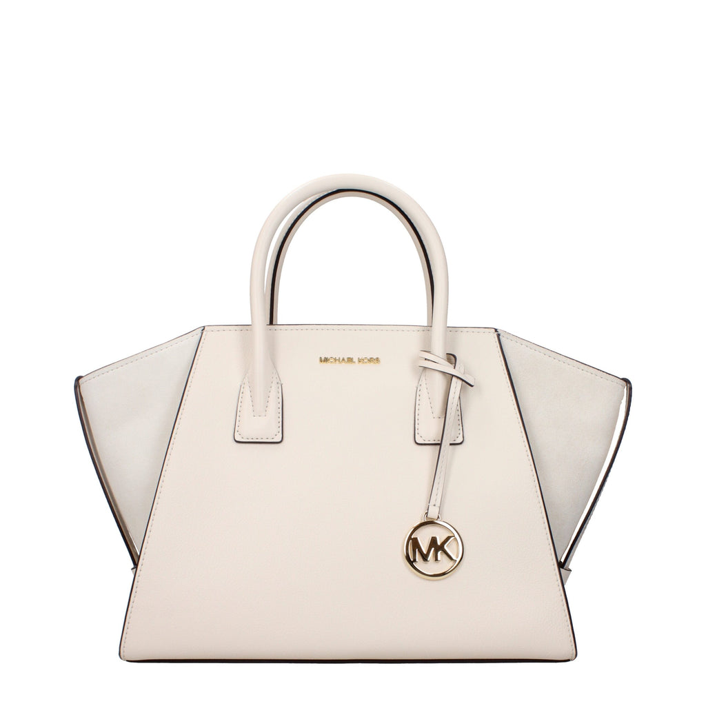 Beige Leather Handbag