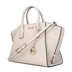 Beige Leather Handbag