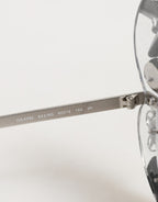 Transparent DG4292 Round Crystal Flowers Sunglasses