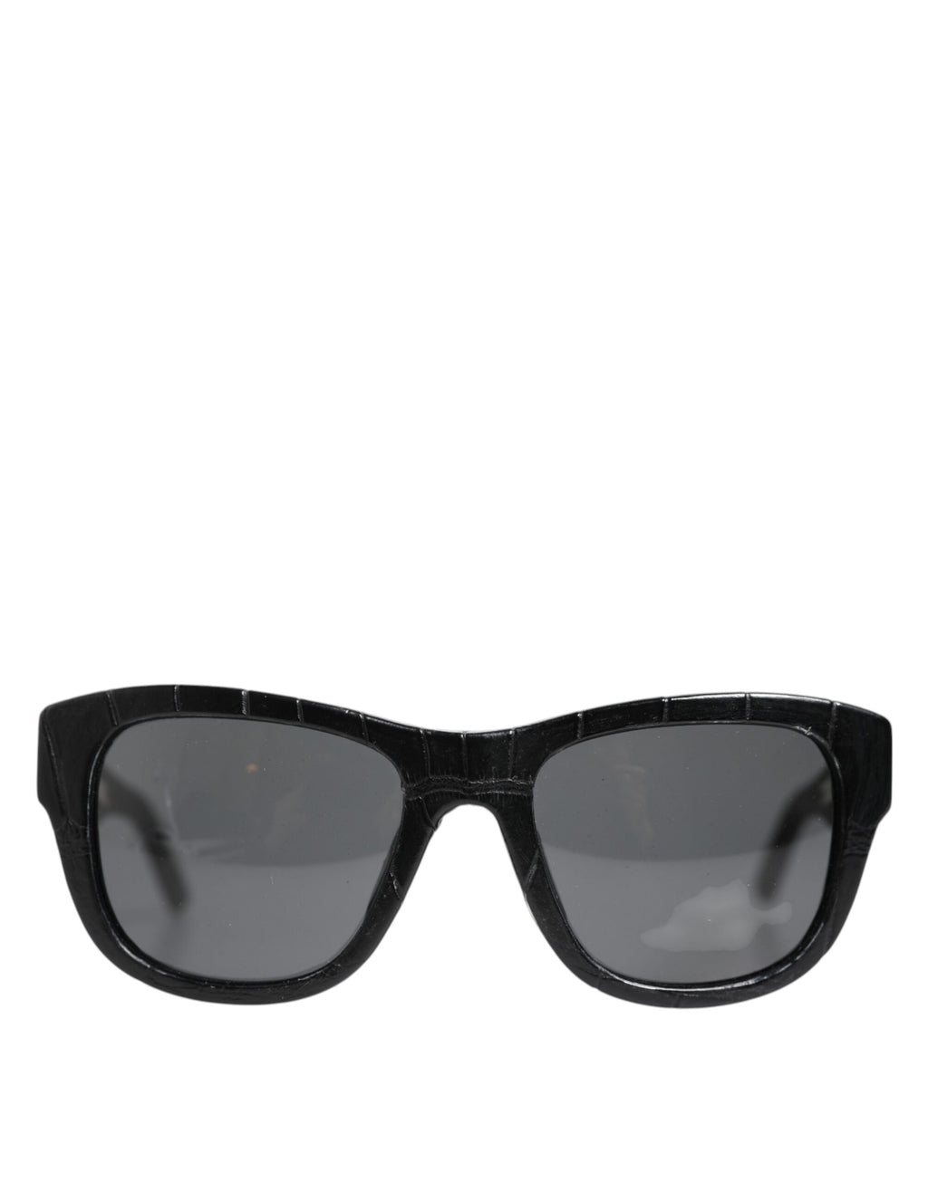 DG4177 Black Leather Frame Tinted Lens Sunglasses