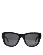 DG4177 Black Leather Frame Tinted Lens Sunglasses