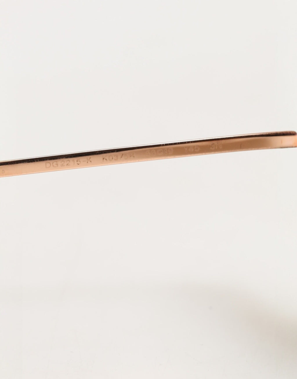 DG2215K Gold Metal Round Shades Eyewear Sunglasses