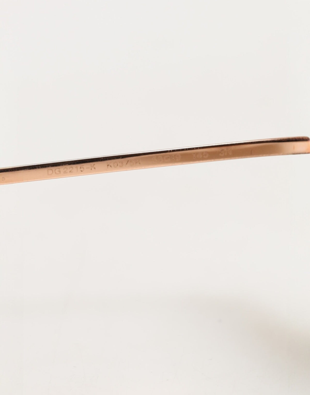 DG2215K Gold Metal Round Shades Eyewear Sunglasses