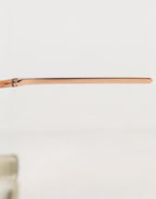 DG2215K Gold Metal Round Shades Eyewear Sunglasses