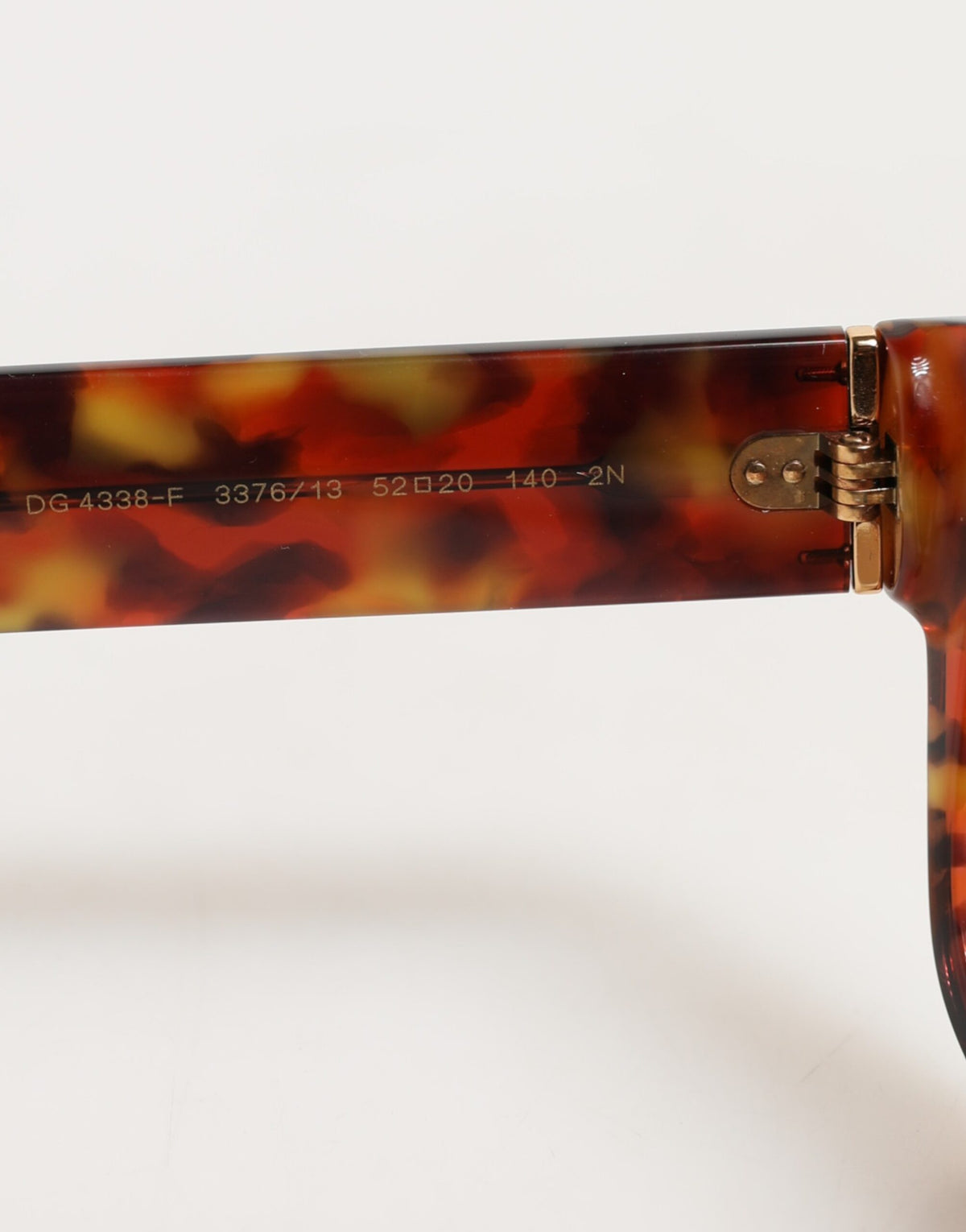 DG4338F Brown Havana Full Rim Round Lenses Sunglasses
