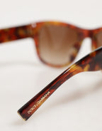 DG4338F Brown Havana Full Rim Round Lenses Sunglasses