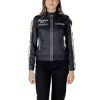 Black Polyamide Biker Jacket