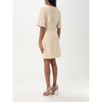 Multicolor Crepe Casual Dress