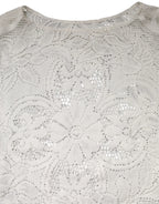 White Embroidery Lace Cotton Blouse Top