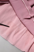 Pink Viscose Sleeveless Sheath Midi Dress