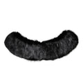 Black Fur Shawl Neck Wrap Cover Collar Scarf