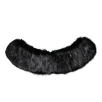 Black Fur Shawl Neck Wrap Cover Collar Scarf