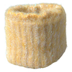 Yellow Polyester Mohair Fiber Neck Wrap Scarf