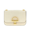 White Calfskin Shoulder Bag