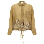 Brown Tencel Blouse