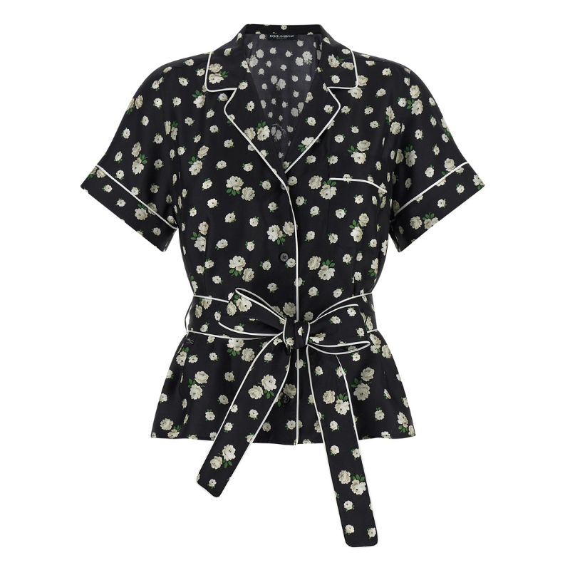Black Silk Blouse