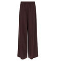 Bordeaux Viscose Casual Pants