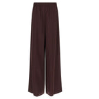 Bordeaux Viscose Casual Pants