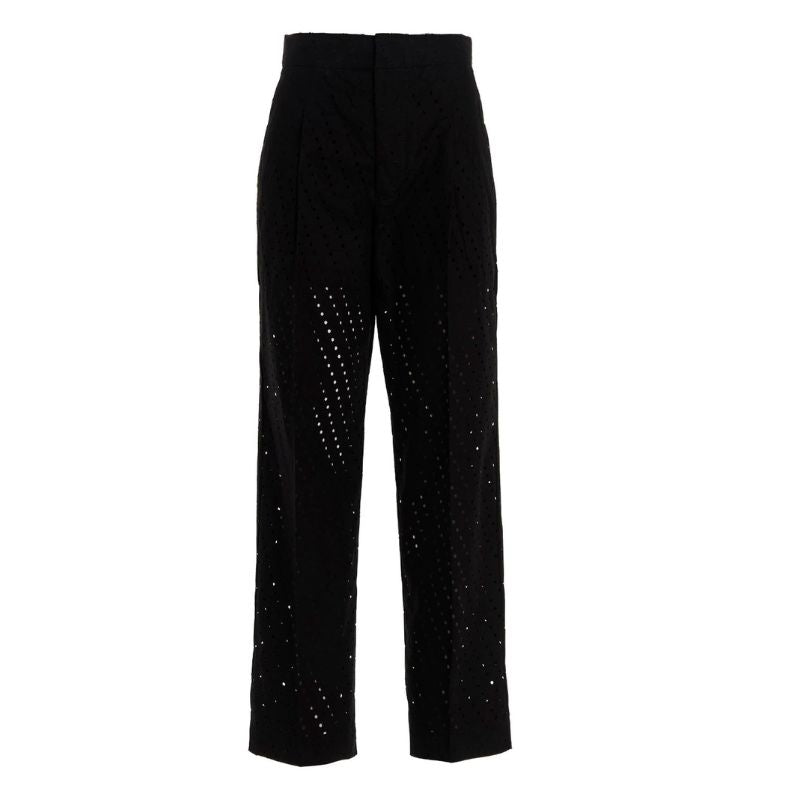 Black Cotton Pants